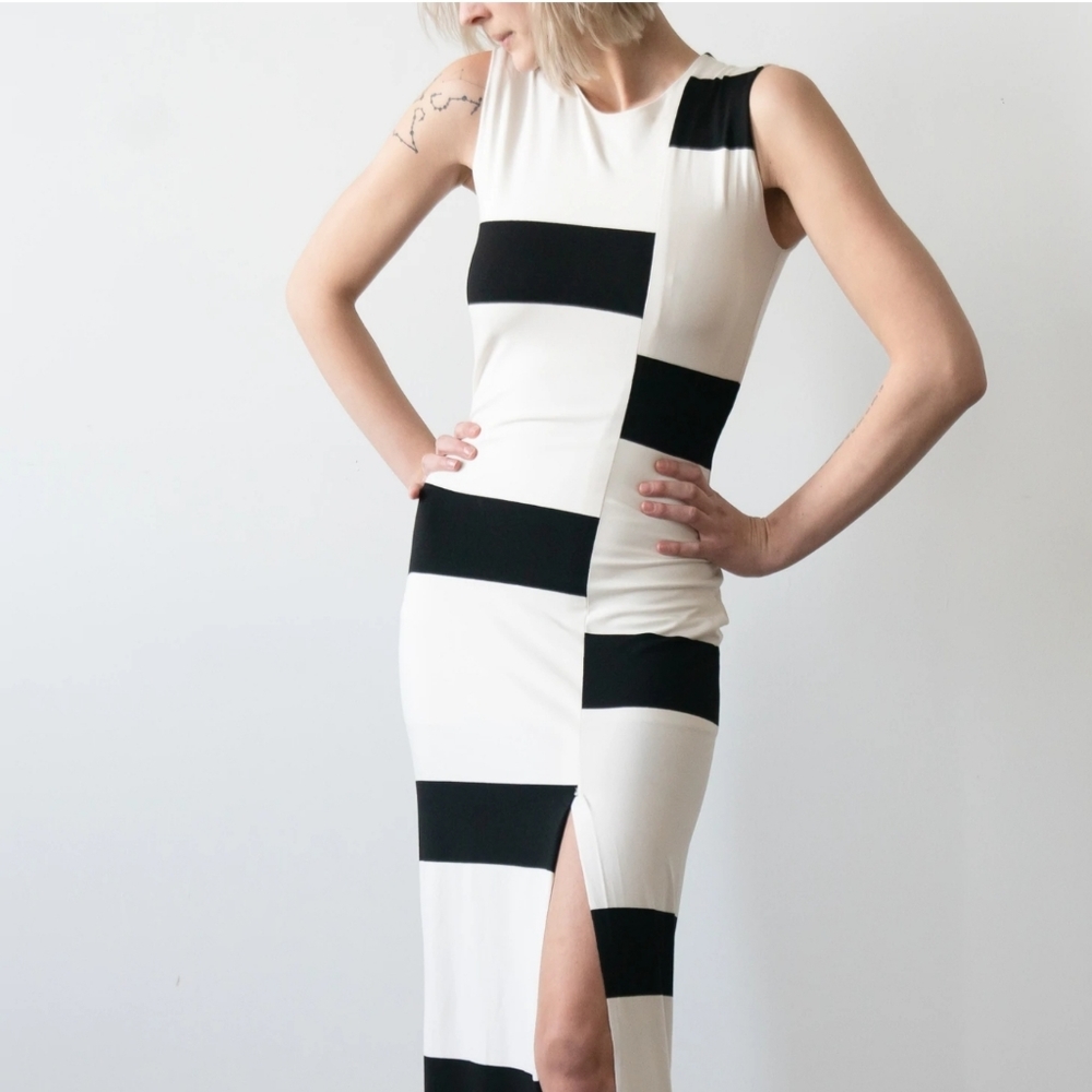 Archival Off Set Engineer Stripe Gown